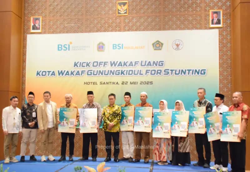 Peluncuran Wakaf Uang Sebagai Model Pembiayaan Berkelanjutan untuk Penanganan Stunting di Gunungkidul