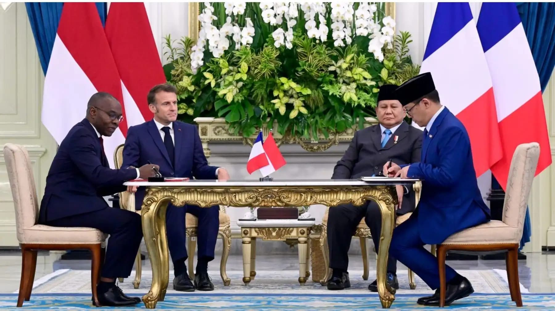 Kunjungan Presiden Macron Hasilkan 21 Kesepakatan Strategis RI–Prancis