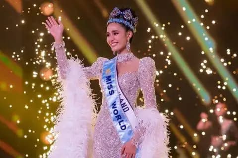 Opal Suchata Raih Mahkota Miss World 2025, Catat Sejarah Baru untuk Thailand  