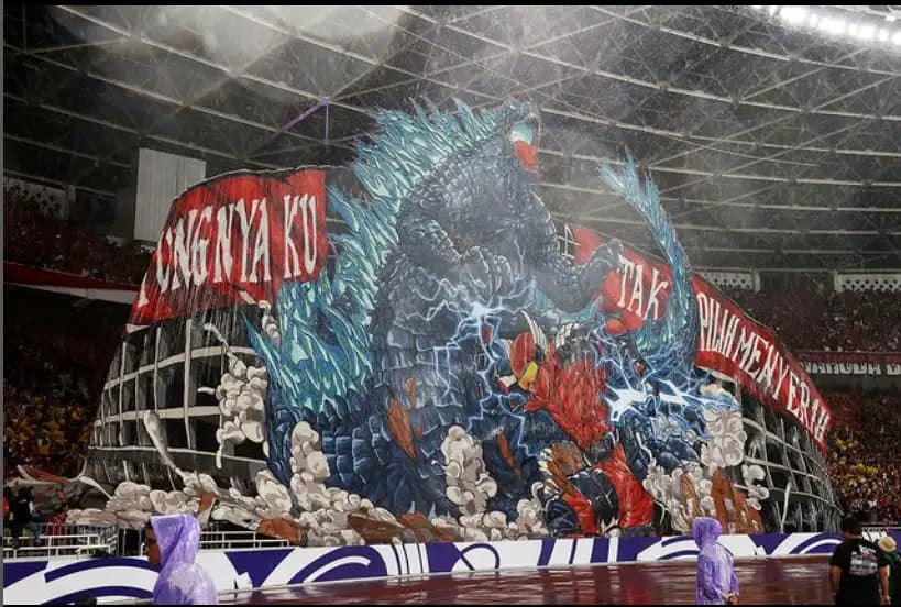 Akun FIFA Puji Koreo Spektakuler La Grande Dalam Pertandingan Indonesia Melawan Jepang 