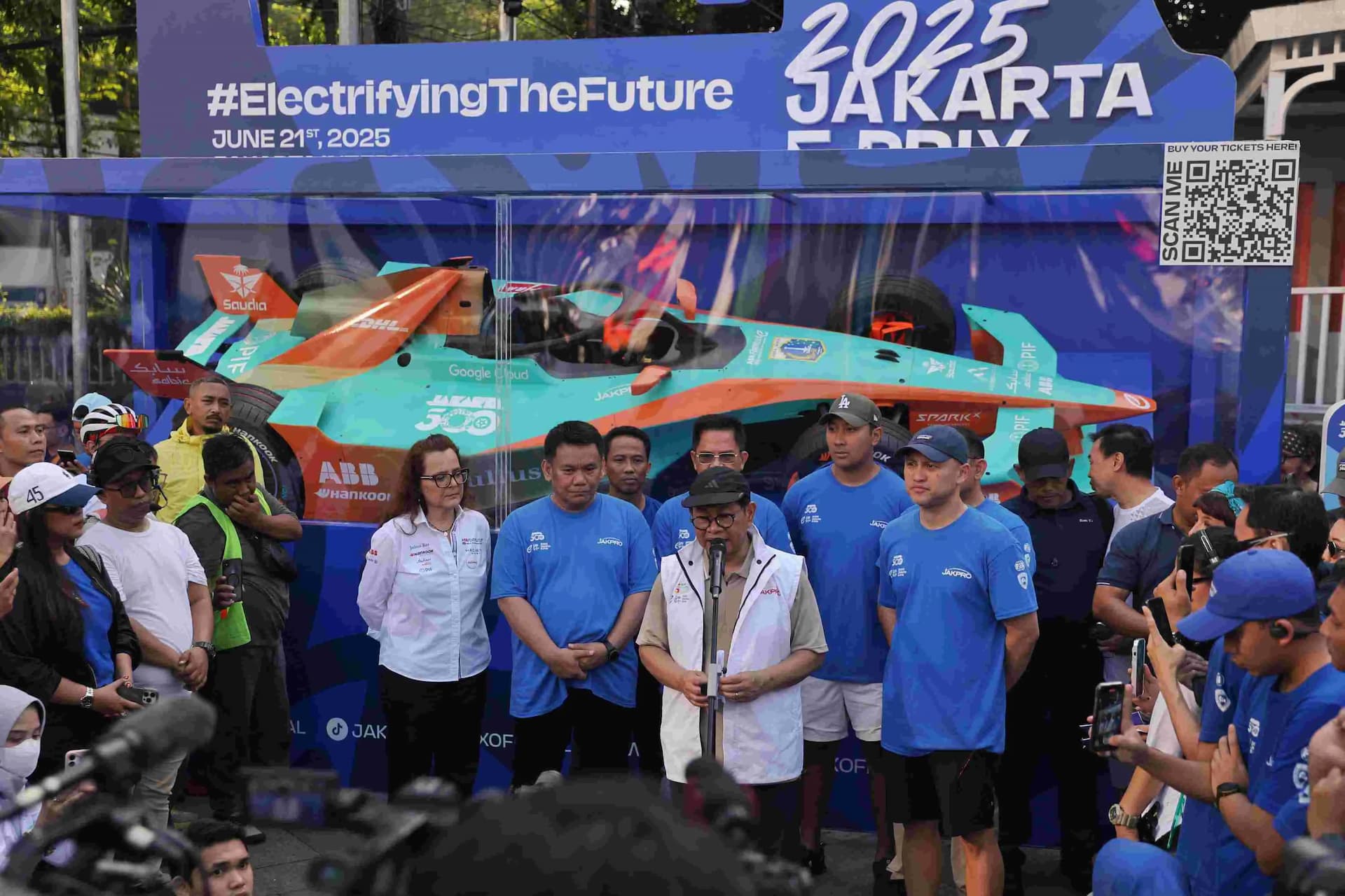 Pameran Replika Mobil Balap Formula Digelar di Jakarta, Pemprov DKI Jakarta Dukung Jakarta E-Prix 2025