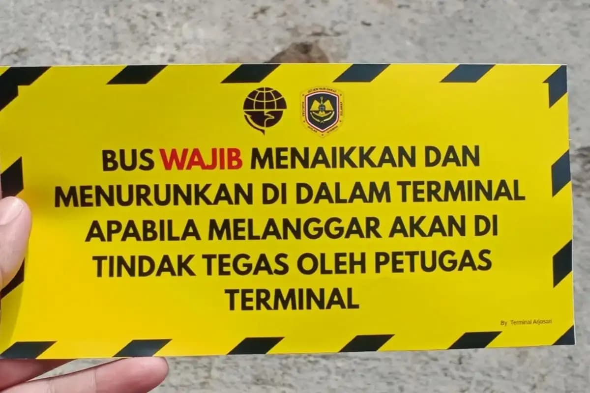 Terminal Arjosari Malang Wajibkan Bus dan Ojol Masuk Area Terminal, Pelanggar Kena Tilang  
