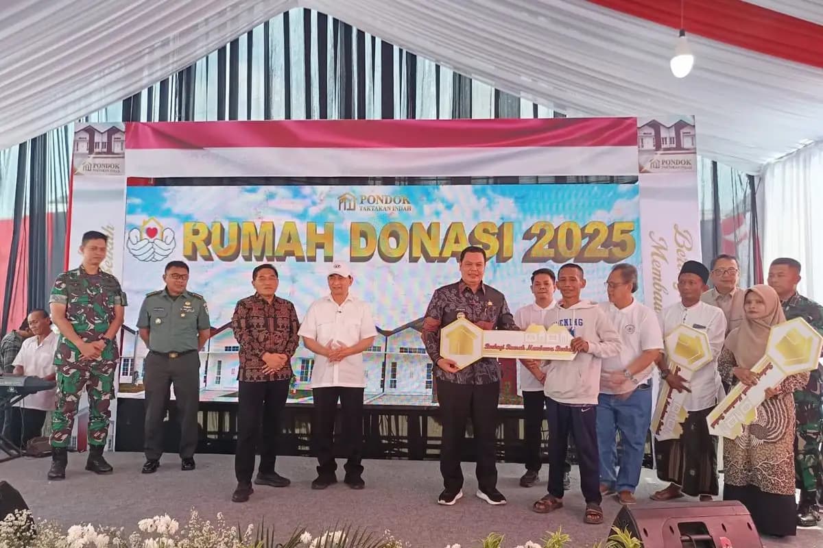 Pengembang Serang Berikan 16 Rumah Gratis untuk Warga Tidak Mampu  