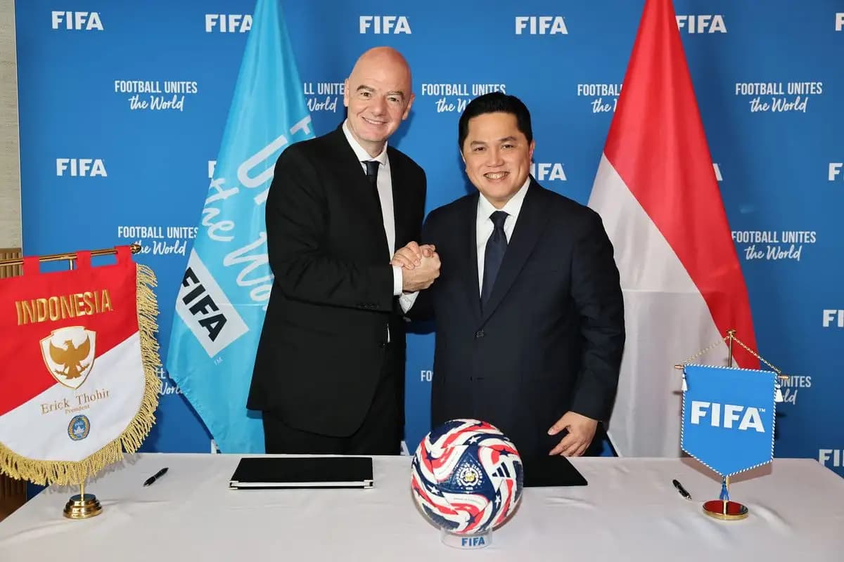 FIFA Tetapkan Jakarta Sebagai Pusat Regional Asia Tenggara dan Timur, Erick Thohir: Ini Prestasi Bersama  