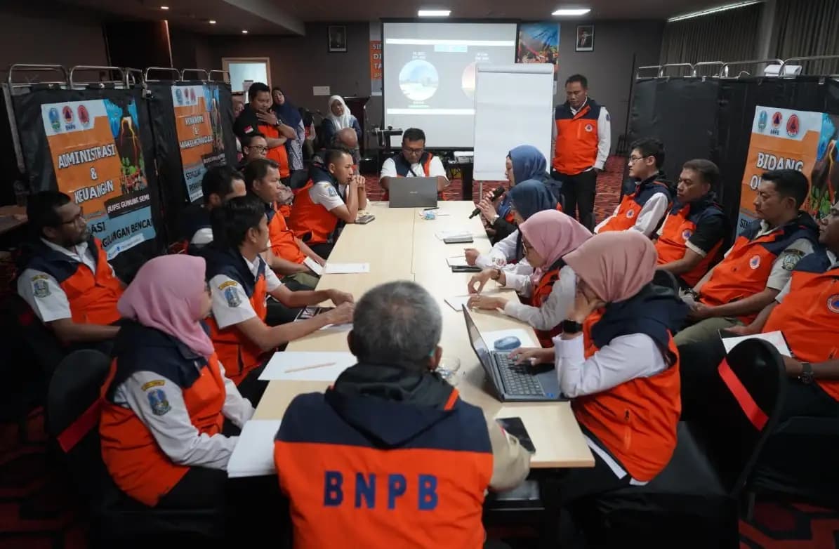 BNPB Gelar Simulasi Letusan Semeru, Uji Kesiapan Penanggulangan Bencana di Jawa Timur