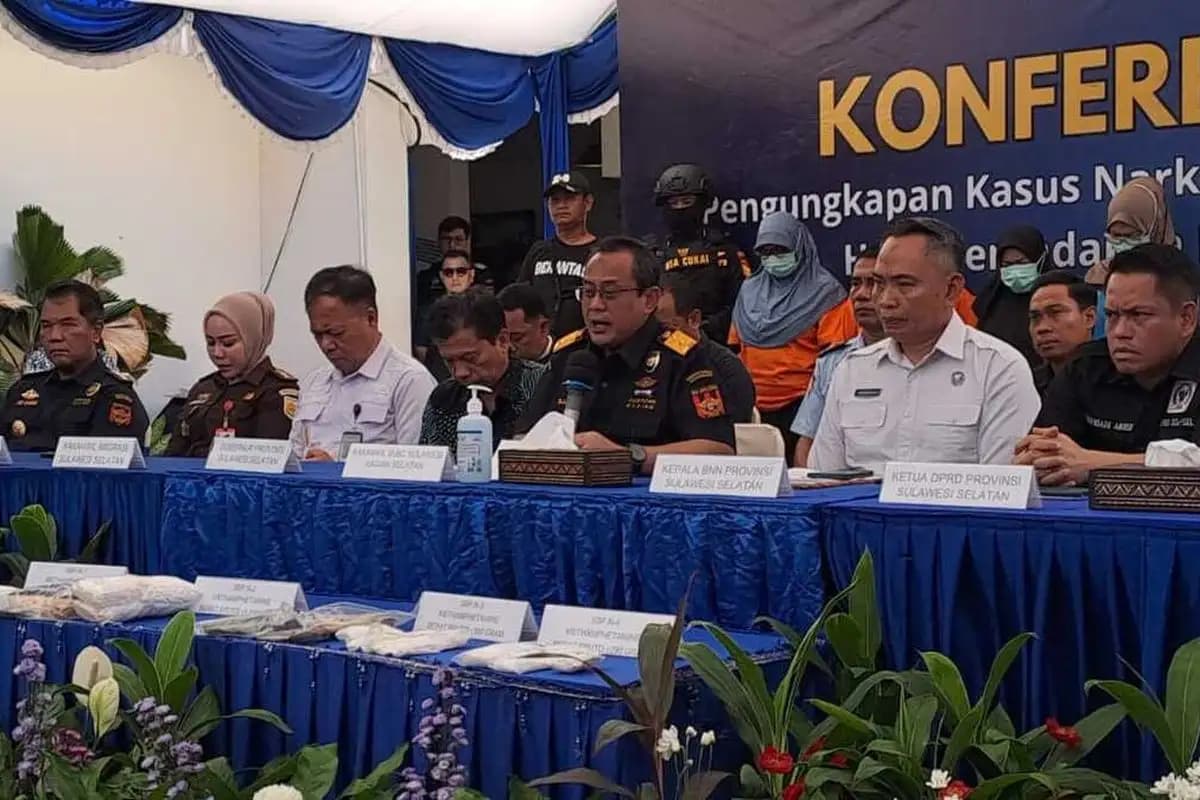 Sindikat Narkoba Internasional Manfaatkan Wanita sebagai Kurir dari Malaysia ke Makassar Terbongkar 
