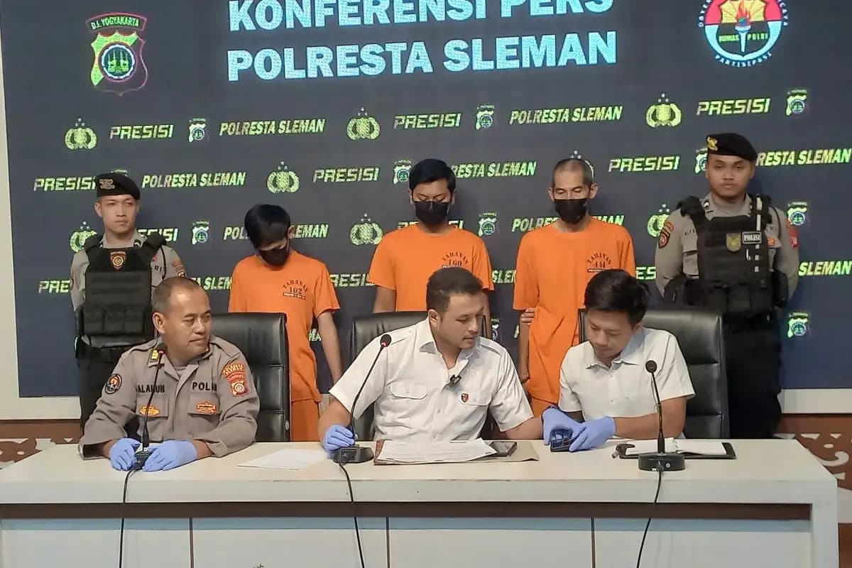 3 Tersangka Penyerangan Pacar Driver ShopeeFood di Godean Ditahan, Pelaku Bukan Pelayar  