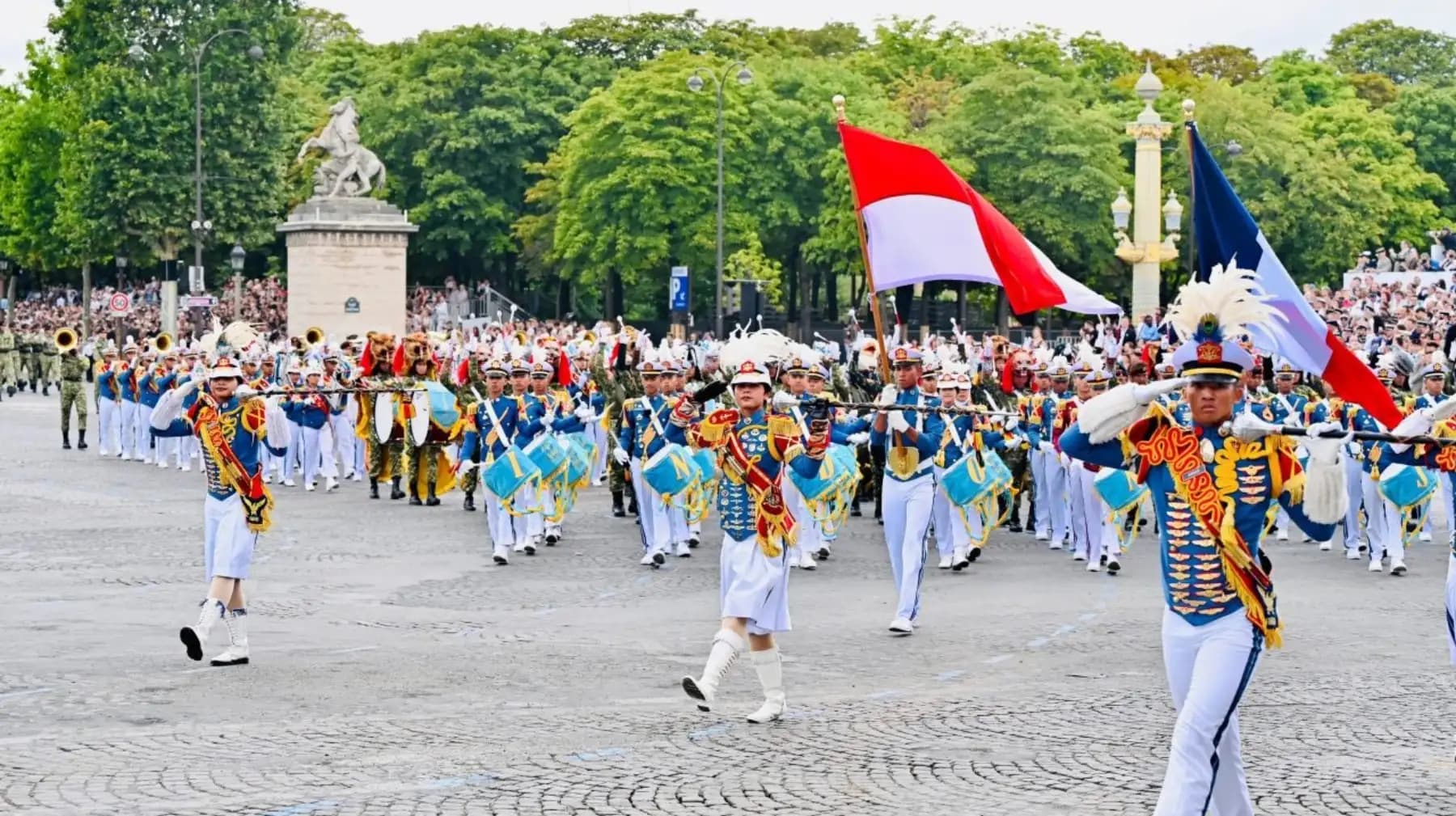 Kontingen TNI Jadi Sorotan di Bastille Day 2025, Presiden Prabowo Hadir Sebagai Tamu Kehormatan
