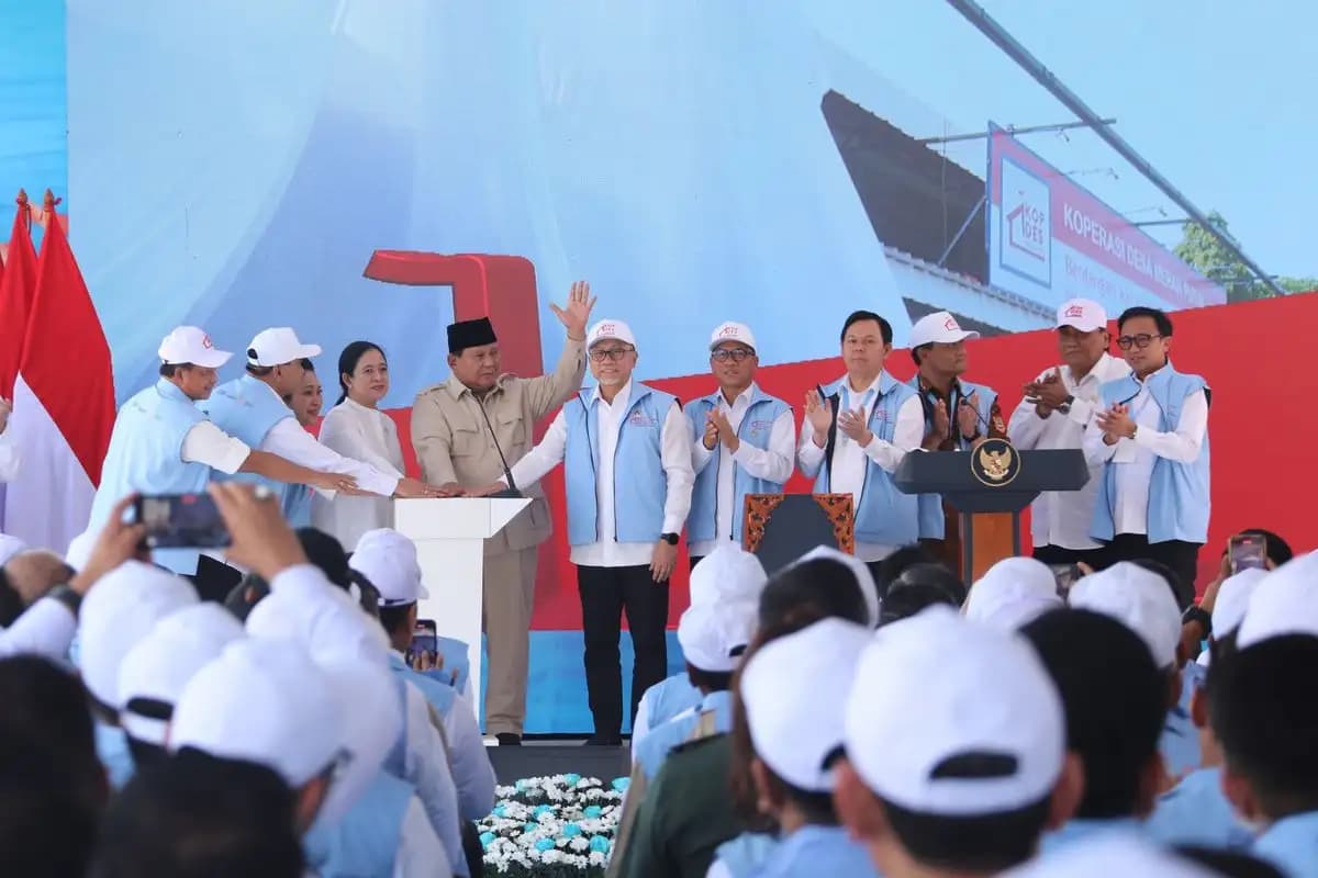 Presiden Prabowo Luncurkan 80.000 Kopdeskel Merah Putih Secara Serentak  