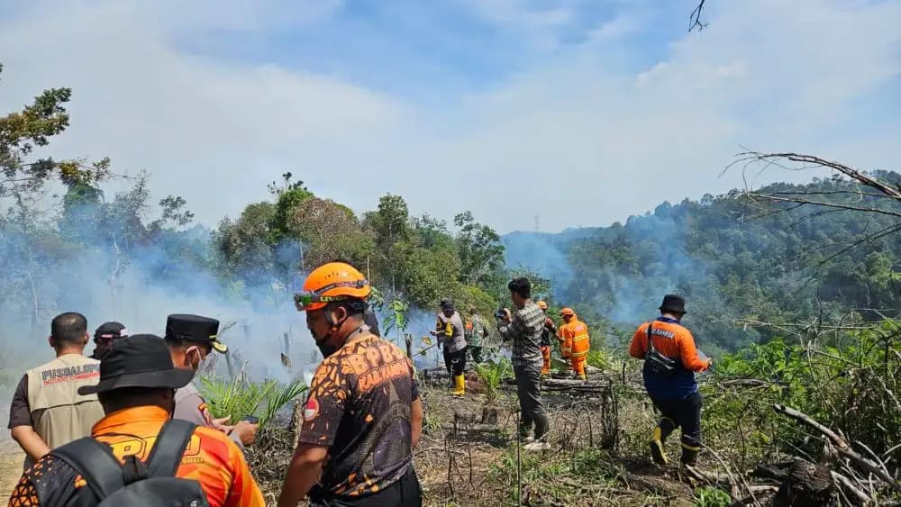 Bakar Lahan 10 Hektar, Warga Kampar Ditangkap Polisi