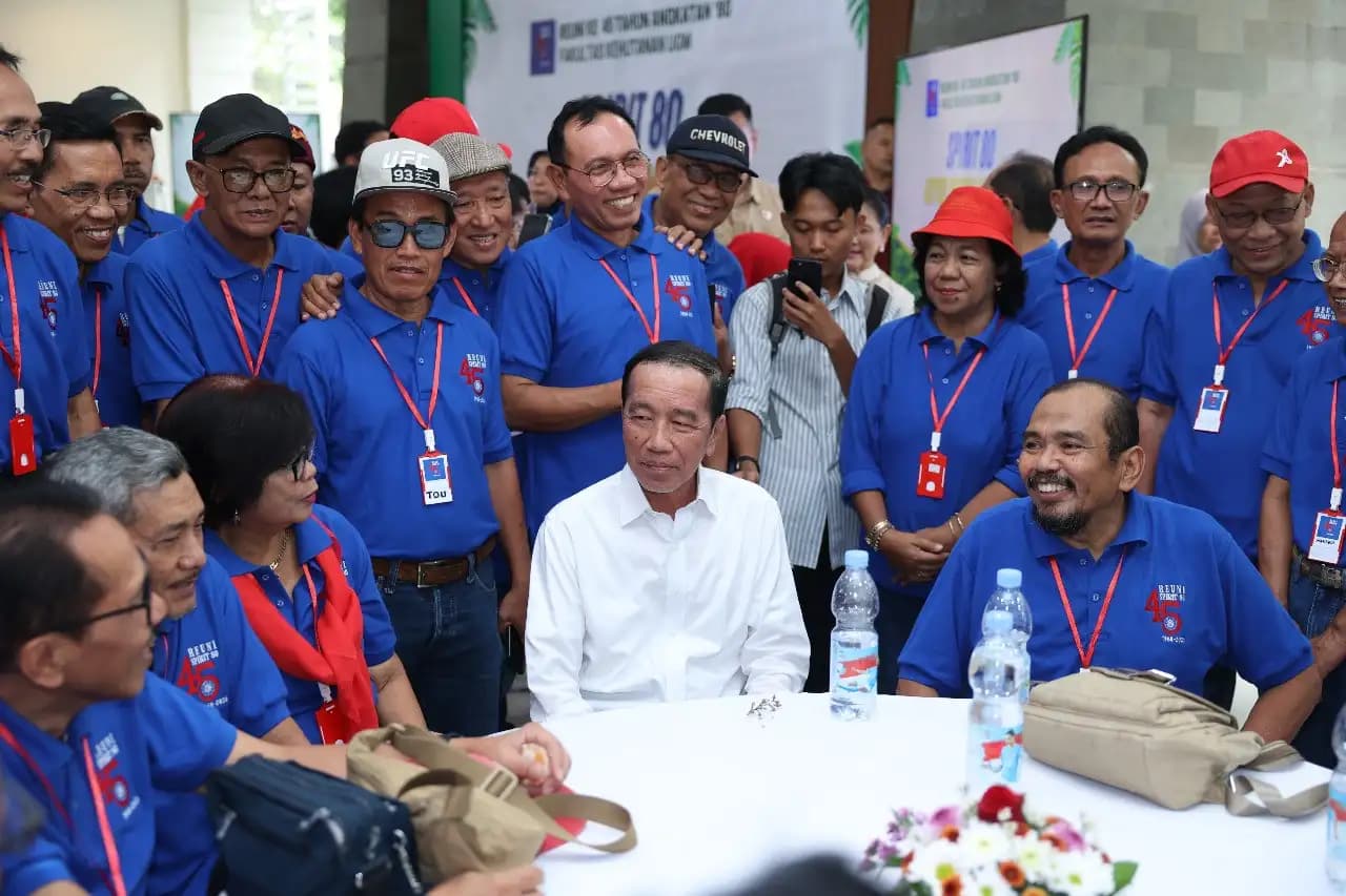 Jokowi Hadiri Reuni Angkatan 1980 Fakultas Kehutanan UGM, Kenang Masa Kuliah dan Semangat Kebersamaan