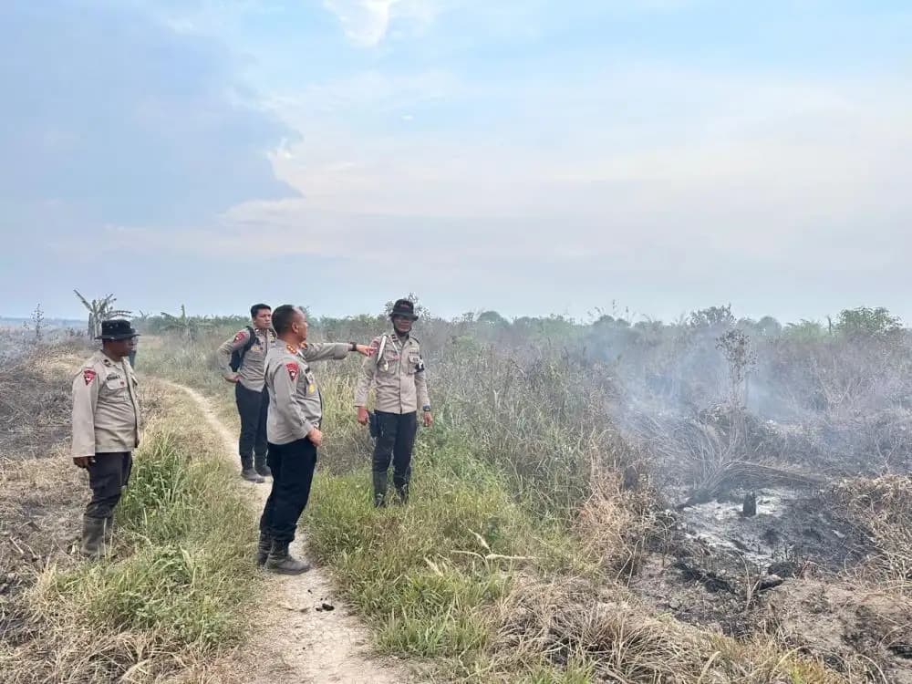 Ipda Donald Gugur Setelah 3 Pekan Padamkan Karhutla di Rokan Hilir
