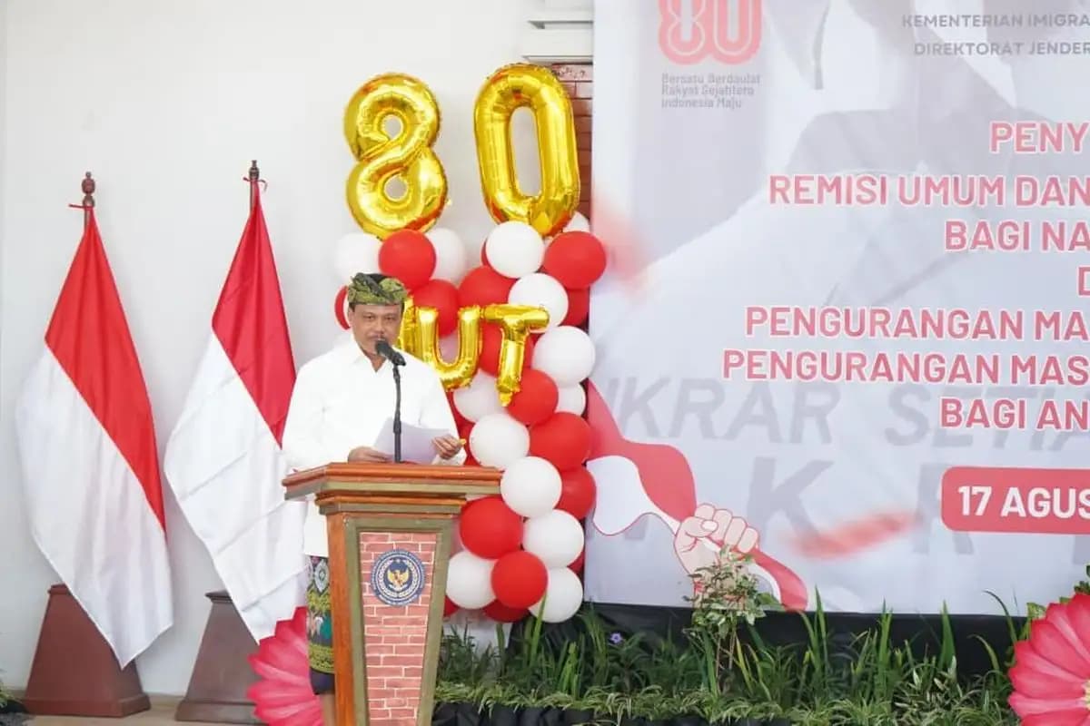 3.370 Narapidana Lapas Kerobokan Dapat Remisi Umum HUT ke-80 RI  