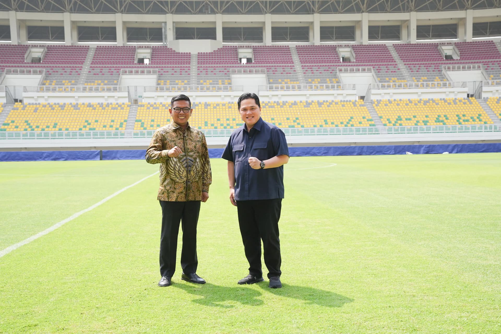 Erick Thohir Janjikan Dukungan Infrastruktur Stadion Internasional Banten, PSSI Siapkan Laga Internasional 2026