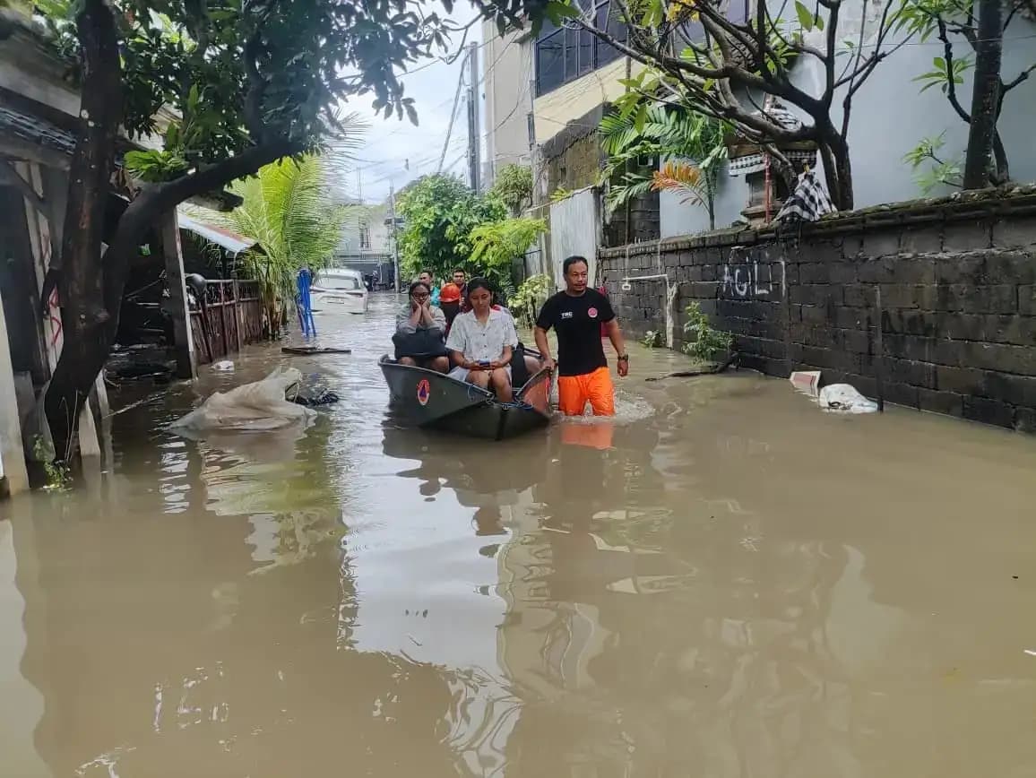 Banjir Bali: 9 Orang Tewas, 2 Hilang, Ratusan Warga Mengungsi