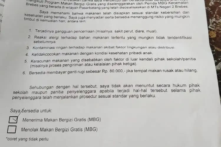 BGN Tegaskan Tidak Lepas Tangan soal Isu Keracunan Program MBG di Brebes