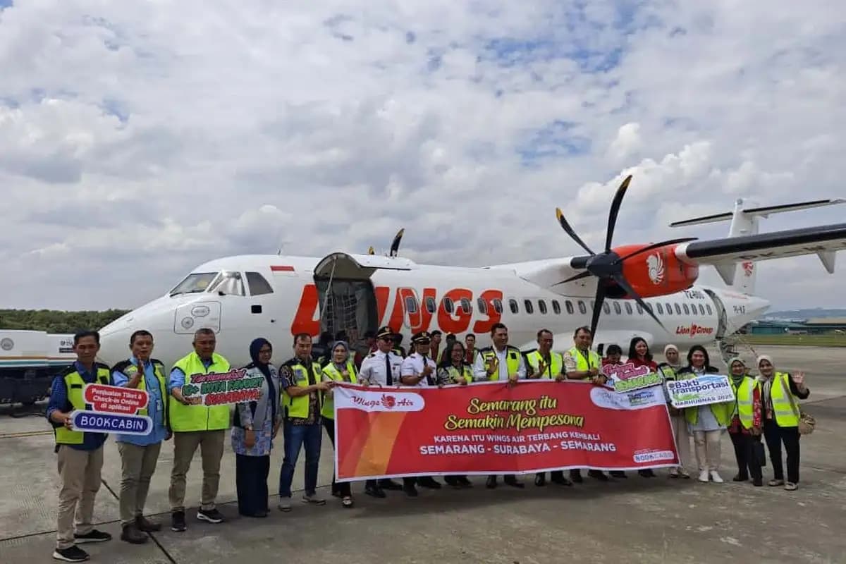 Bandara Ahmad Yani Buka Rute Semarang–Surabaya, Konektivitas Jateng Kian Luas