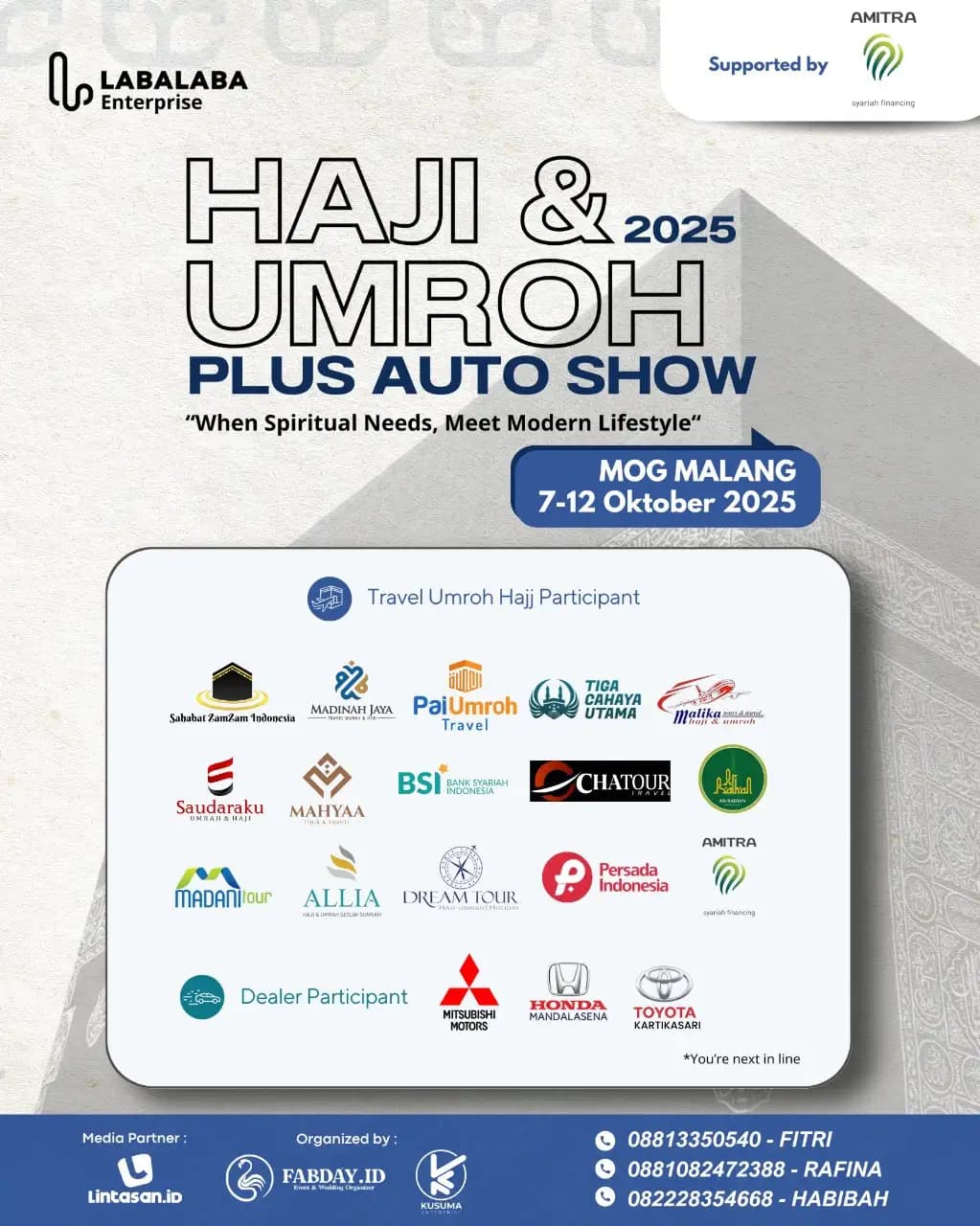 Terbesar se-Jawa Timur, Ini Daftar Belasan Travel Umroh Terpercaya di Pameran MOG