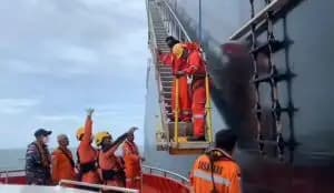 Dua Kapal Karam di Selat Malaka, Tujuh Korban Berhasil Diselamatkan Tim SAR Dumai