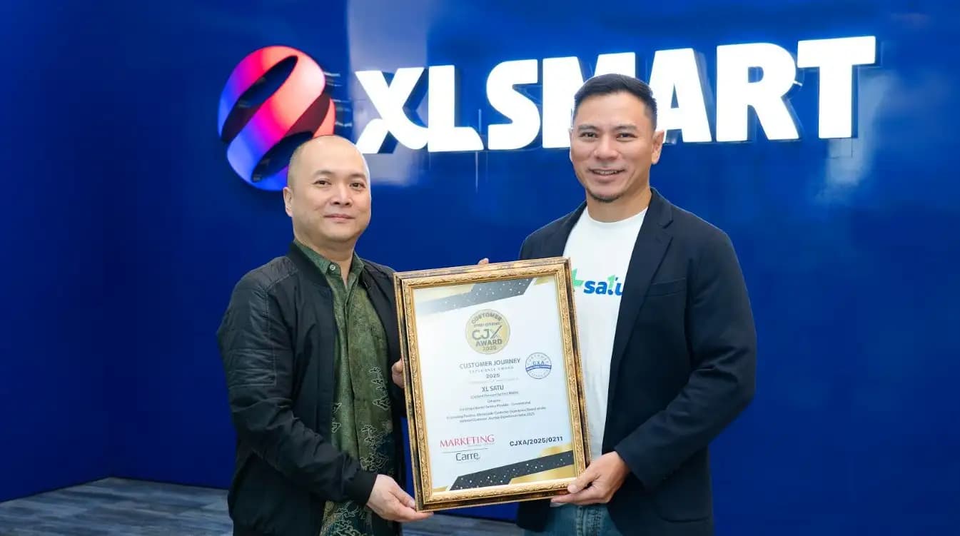 XL SATU Raih Customer Journey Experience Award 2025  Tegaskan Komitmen Layanan Andal dan Responsif