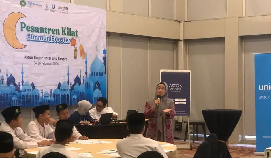 Kementerian Agama dan UNICEF Perkuat Literasi Kesehatan Santri melalui Pesantren Kilat ImmuniBooster