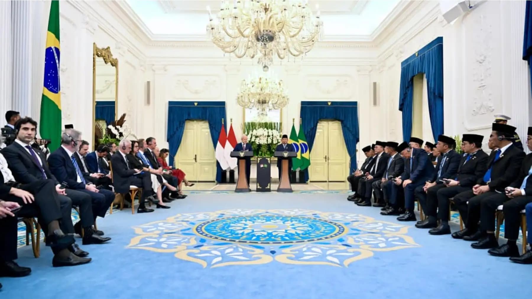 Indonesia - Brasil Sepakat Perkuat Kerjasama Strategis di Bidang Perdagangan, Energi, dan Pertahanan