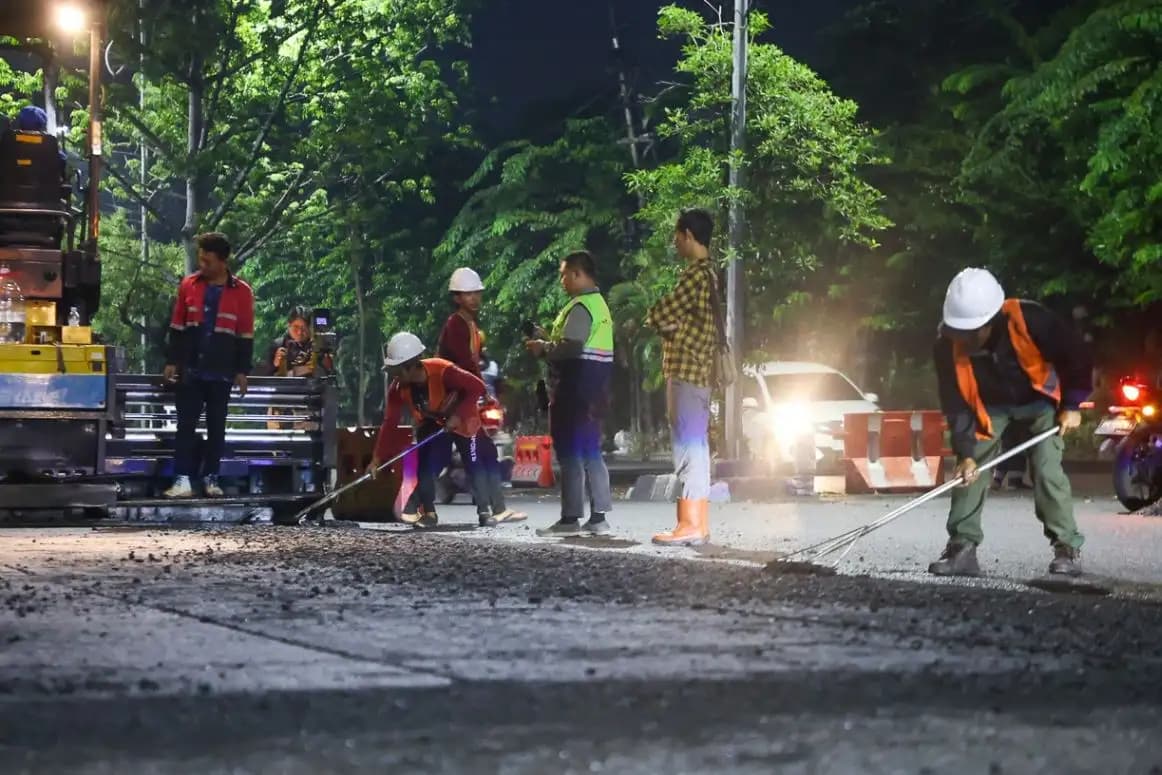 Jalan Panjang Jiwo Surabaya Disalahgunakan untuk Balap Liar