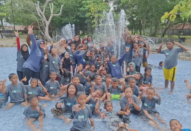 BSI Maslahat Bangun Keceriaan Anak Korban Banjir Aceh melalui Aktivitas Bermain dan Pendampingan Psikososial